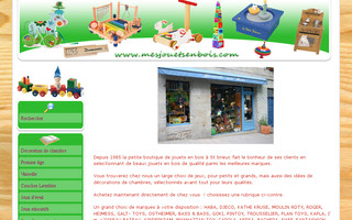 mesjouetsenbois.com website preview