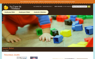 aucoeurdelenfance.com website preview