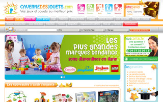 caverne-des-jouets.com website preview