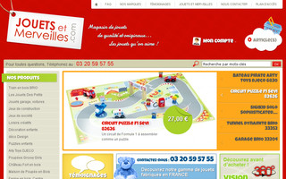 jouets-et-merveilles.com website preview