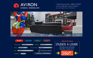 aviron-immo.fr website preview