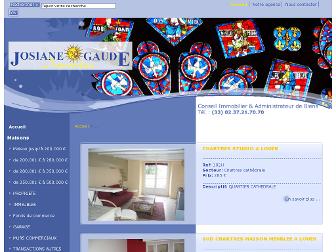 josiane-gaude-immobilier.com website preview