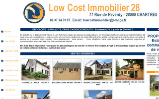 lowcostimmobilier28.fr website preview