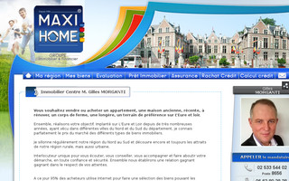 chartres.nord.maxihome.net website preview