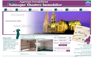 salmagne-immobilier.fr website preview