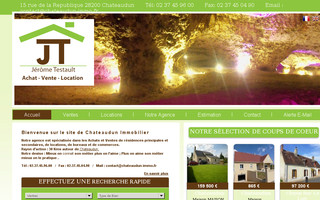 chateaudun-immo.fr website preview