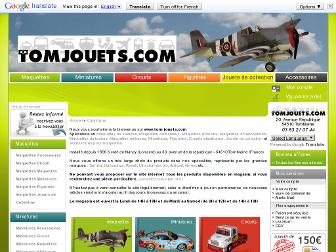 tom-jouets.com website preview