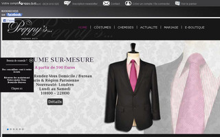 preppysuit.com website preview