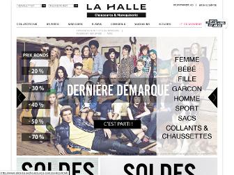 lahalleauxchaussures.com website preview