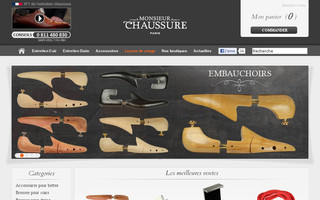 monsieurchaussure.com website preview