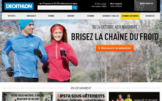 decathlon.fr website preview