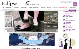 chaussures-eclipse.fr website preview