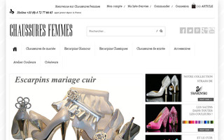 chaussures-femmes.com website preview