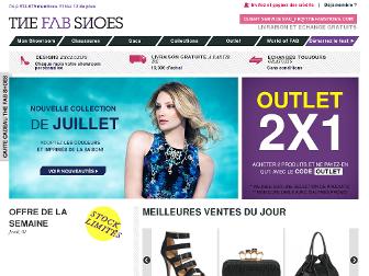 thefabshoes.fr website preview