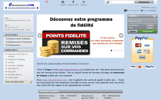 chaussonsnous.com website preview