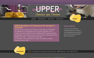 upper-chaussures.com website preview