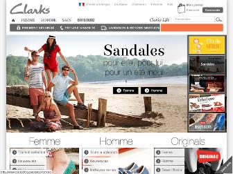 clarks.fr website preview