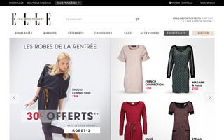 boutique.elle.fr website preview