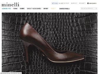 minelli.fr website preview