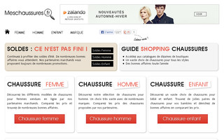 meschaussures.fr website preview