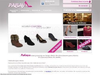 chaussures-paschers.fr website preview