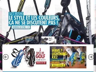 mizunoshop.fr website preview