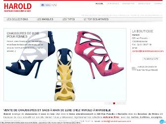 haroldchaussures.com website preview