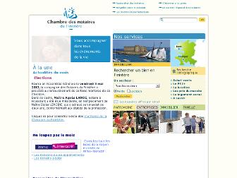 chambre-finistere.notaires.fr website preview