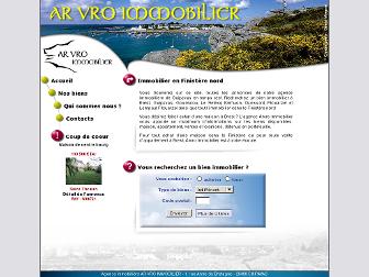 arvro-immobilier-finistere.fr website preview