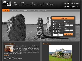 faou-immobilier-finistere.com website preview