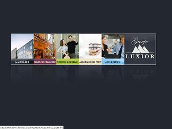 luxior-immobilier.com website preview