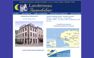landerneau-immobilier.com website preview