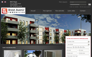brest-avenir-immobilier.fr website preview