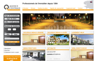 agence-centrale-immobilier.com website preview