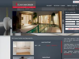 immo-brest.com website preview