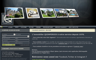 immobilier-quimperois.fr website preview