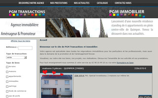 pgm-immobilier.com website preview