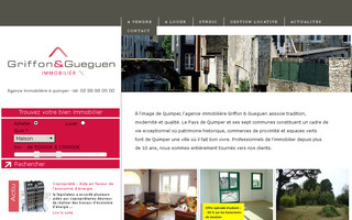 griffon-gueguen-immobilier.com website preview