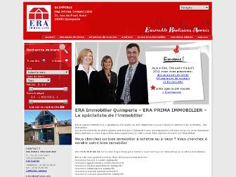 era-immobilier-quimperle.fr website preview