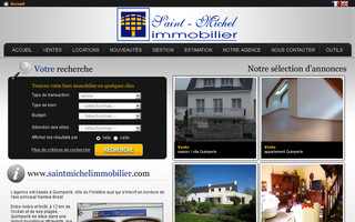 saintmichelimmobilier.com website preview