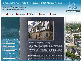 hovelacque-perrot-nigen-quimperle.notaires.fr website preview