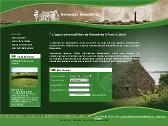 kerentree-immobilier.fr website preview