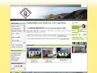 audierne-immobilier.fr website preview