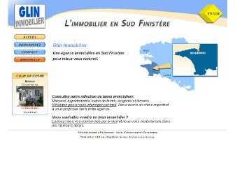 glin-immobilier.com website preview