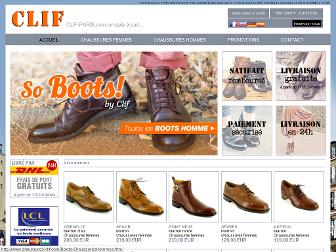 chaussures-clif.com website preview