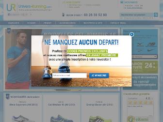 univers-running.com website preview
