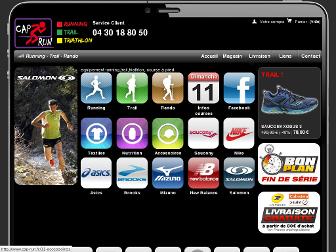 cap-run.fr website preview