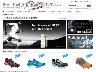 run-trail.fr website preview