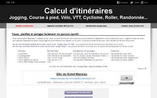 calculitineraires.fr website preview