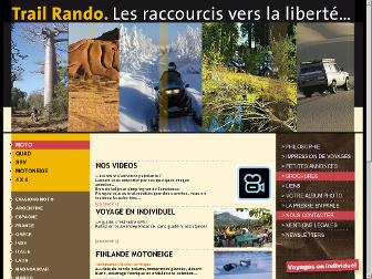 trail-rando.com website preview